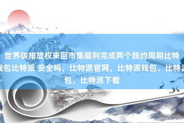 世界碳排放权来回市集顺利完成两个践约周期比特派冷钱包比特派 安全吗，比特派官网，比特派钱包，比特派下载