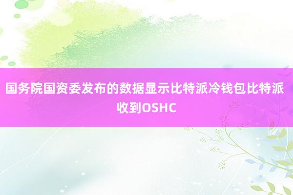 国务院国资委发布的数据显示比特派冷钱包比特派 收到OSHC