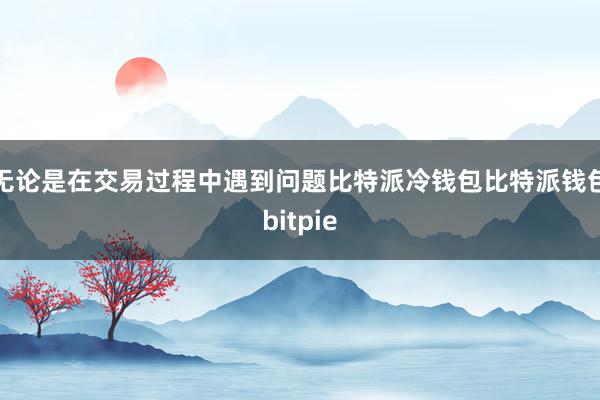 无论是在交易过程中遇到问题比特派冷钱包比特派钱包bitpie