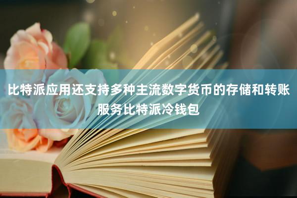 比特派应用还支持多种主流数字货币的存储和转账服务比特派冷钱包