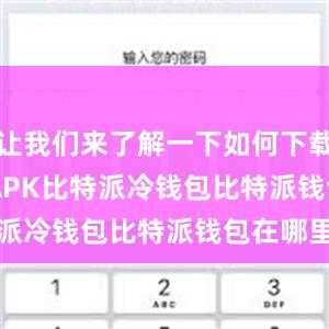 让我们来了解一下如何下载Bitpie APK比特派冷钱包比特派钱包在哪里