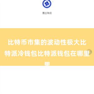 比特币市集的波动性极大比特派冷钱包比特派钱包在哪里